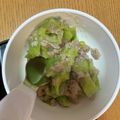 ♡しろちゃん♡'s cooksnap of when they made 離乳食完了期　豚肉キャベツシメジ味噌炒め.