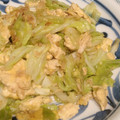 KannoPopo's cooksnap of when they made キャベツと桜えびの卵炒め.