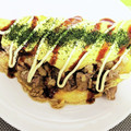 のんびりシュフ's cooksnap of when they made 簡単 子供が喜ぶ 旨いとん平焼き.