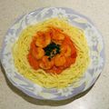 marisande's cooksnap of when they made 海老のトマトクリームソースパスタ♪.