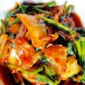 しゅがーぐらいだー's cooksnap of when they made ～焼き肉のたれde～絶品豚バラキムチ炒め.