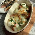 yu🐓's cooksnap of when they made サバ味噌のネギたっぷりチーズ焼き.