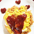 フジぽん's cooksnap of when they made いっぺんに数人分作♡とろとろオムライス.