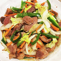 亜矢佳's cooksnap of when they made 簡単！ハラミの焼き肉野菜炒め.