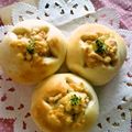 ミカミルク's cooksnap of when they made 明太子deおかずパン♪.