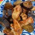 cocot0914's cooksnap of when they made cafe風。豚と茄子のピリ味噌丼♪.