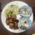 クック35PQO2☆'s cooksnap of when they made ドラえもん巻き寿司.