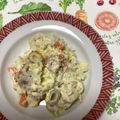 おはなすき's cooksnap of when they made 春キャベツとちくわのポテトサラダ.