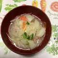 おはなすき's cooksnap of when they made 切り干し大根と根菜の味噌汁.