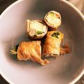 。かのこ。's cooksnap of when they made 焼肉のたれで簡単【生揚げの肉巻き焼肉風】.