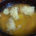 あべたかはし's cooksnap of when they made 味噌汁（人参・油揚げ・ごぼう）.