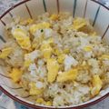 まろん☆'s cooksnap of when they made サッポロ一番塩らーめん味の！チャーハン.