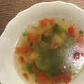 Yokchina's cooksnap of when they made スイスの山小屋で食べたもち麦スープ再現.