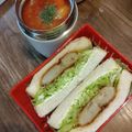 ばたみそーぱん☆'s cooksnap of when they made ☆簡単・美味☆春キャベツのコロッケサンド.
