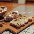 inyako's cooksnap of when they made 梅酒レーズン☆全粒粉と胡桃のパン.