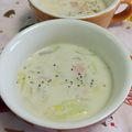 赤い電話's cooksnap of when they made 白菜の豆乳味噌スープ.