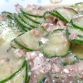 ヨッシーだなも's cooksnap of when they made 簡単★さばの水煮缶ときゅうりの酢の物.