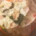 pikarin03's cooksnap of when they made 小松菜ワンタンスープ！.