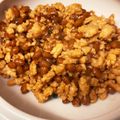 ruimiyu's cooksnap of when they made まさにご飯泥棒！鶏ひき肉と納豆のそぼろ.