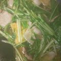 haaako's cooksnap of when they made 豚バラと水菜の簡単鍋.