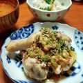 テトラ☆ポット's cooksnap of when they made 手羽元海南鶏飯(シンガポールチキンライス.
