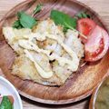 もにゃっこ's cooksnap of when they made 真だらの香草パン粉焼きタルタルソース添え.
