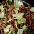 鶏皮坊主's cooksnap of when they made 簡単豚肉とキャベツピーマンのオイマヨ炒め.