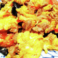 nonopeko's cooksnap of when they made 豚肉ときくらげのトマト卵炒め.