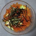donuts★'s cooksnap of when they made イクラとアボカドのワサビ和え<丼にも>.
