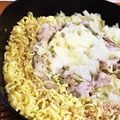 mocomoku's cooksnap of when they made サッポロ一番 白菜チーズミルフィーユなべ.