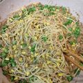 キチガイキッチン★'s cooksnap of when they made もやしとひき肉のポカポカみそ丼.