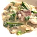よねやまちか's cooksnap of when they made カブとベーコンのクリーム煮☆.