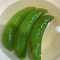 ハハグマ's cooksnap of when they made ✿子供も喜ぶスナップエンドウのだし漬け✿.
