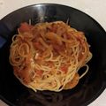 しらたまこむぎ's cooksnap of when they made ■アンチョビ＆たっぷり玉葱のトマトパスタ.