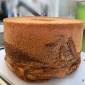 ちあみ's cooksnap of when they made 簡単アレンジ！珈琲マーブルシフォンケーキ.