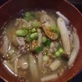 ＲＥＴＳＵＡ．Ｔ's cooksnap of when they made ◆たっぷり牛蒡と豚バラ肉のお味噌汁◆.