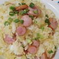 Ocean_ray's cooksnap of when they made 簡単！ウィンナー☆ガーリックライス.