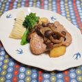 バカリャウ's cooksnap of when they made 豚ひれ肉とりんごのワイン煮.