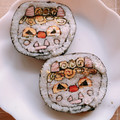 とうこまる's cooksnap of when they made 節分飾り巻き寿司・恵方巻き・鬼.