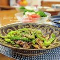 inyako's cooksnap of when they made 牛肉とピーマンのオイスターソース炒め.