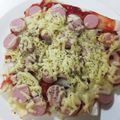 roll21's cooksnap of when they made 残ってるお餅で♪簡単＊お餅ピザ.