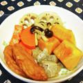 龍青空ママ's cooksnap of when they made かぼちゃとこんにゃく・さつま揚げの煮物♪.