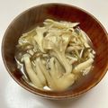 azbjbn's cooksnap of when they made ✿秋ですねぇ～☆きのこ汁.