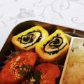 龍青空ママ's cooksnap of when they made 梅海苔卵焼き.