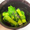 しずのんママ's cooksnap of when they made 菜の花のわさび和え　白だしで味決まる.