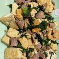 クック6A01DE☆'s cooksnap of when they made 豆腐と豚肉のピリ辛大葉炒め.