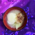 ankotetu's cooksnap of when they made 具は白菜だけ～　我が家のお雑煮.