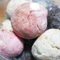 みぽぴぽ's cooksnap of when they made カキ氷シロップで☆いちごくっきー.