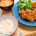 おゆこさん♫'s cooksnap of when they made 少ない油で簡単ヘルシー☆定番唐揚げ.