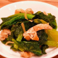 Aloha☆★'s cooksnap of when they made かき菜と油揚げの炒め煮.